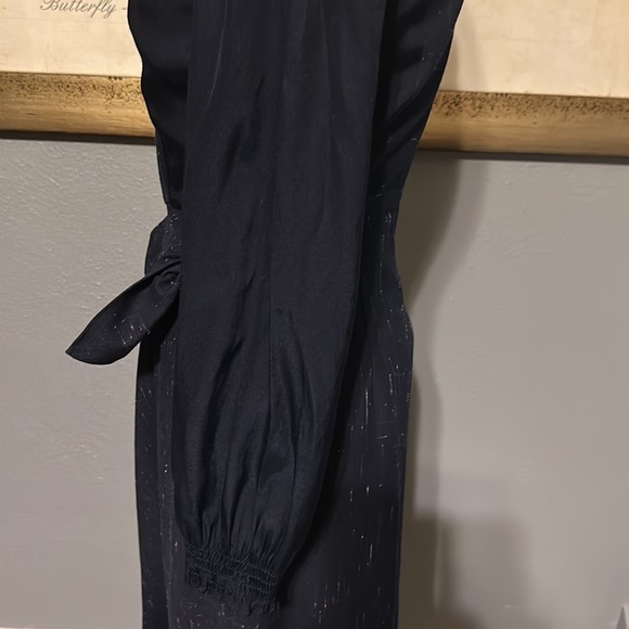 COPY - Rebecca Taylor midnight navy faux wrap dress - Picture 6 of 15